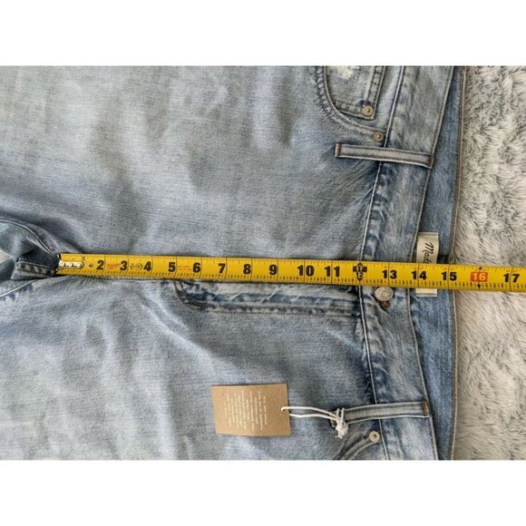 Madewell Sz 36 Women The Perfect Vintage Jean Light Wash Cropped High Rise NWT - Picture 7 of 12